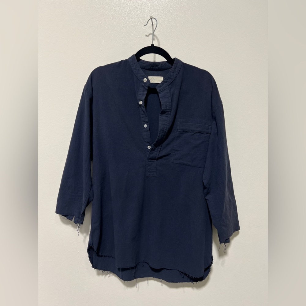 3/4 sleeve Button Up Shirt (with sleeve buttons)